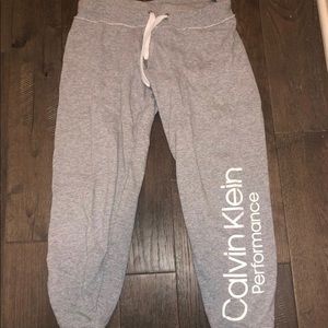 Calvin Klein gray sweat pants size medium.